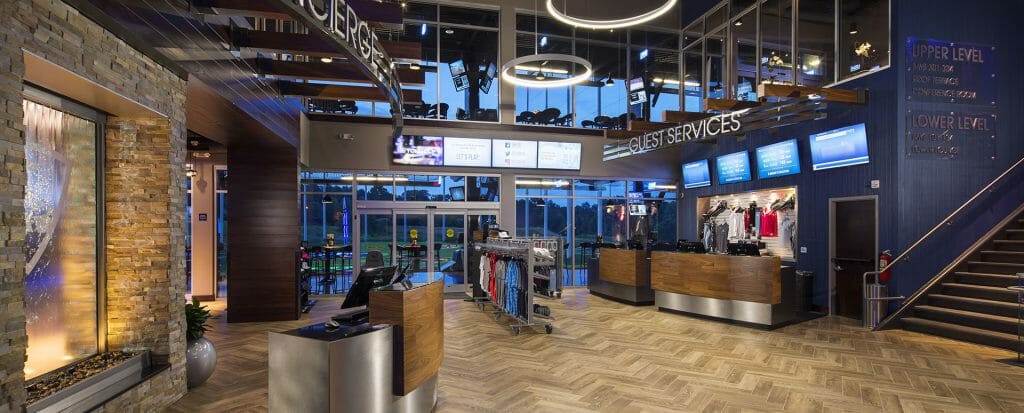 TopGolf - Charlotte, NC 2 TopGolf Charlotte, NC Interior | North Carolina Golf Sports Entertainment Complex Construction | ARCO Design Build