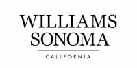 Williams Sonoma California logo in black text on a white background.