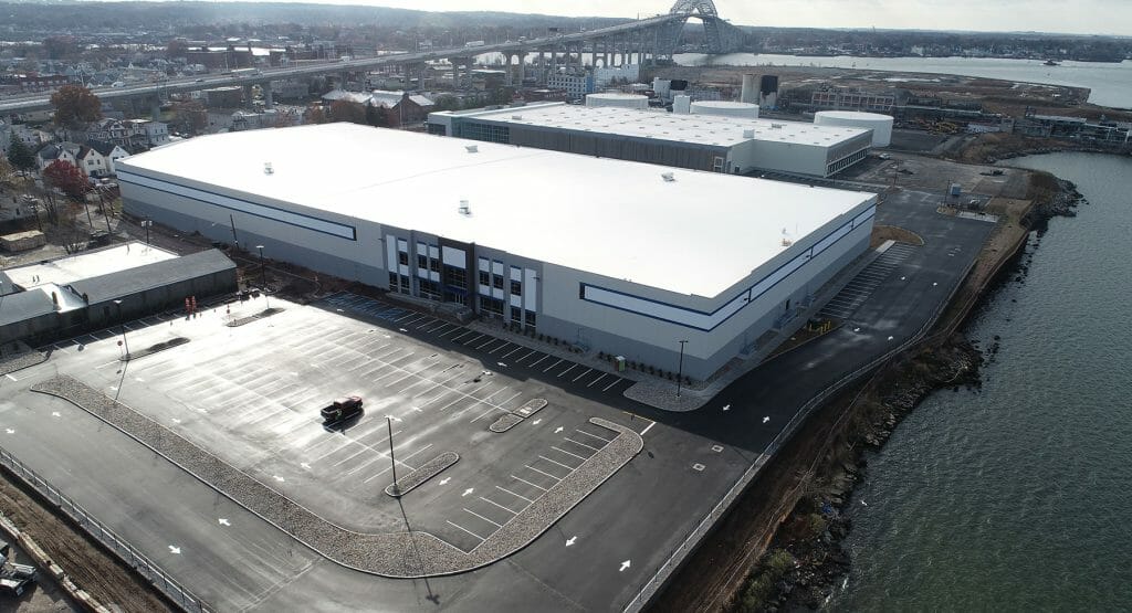 NY_WPT-Bayonne WPT Bayonne NJ Facility - Aerial view of WPT warehouse in Bayonne, NJ.