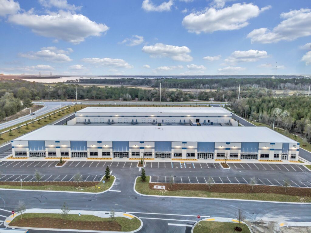 DJI_0374 Merrit Properties Speculative warehouse construction project in Jacksonville, FL | ARCO Design Build