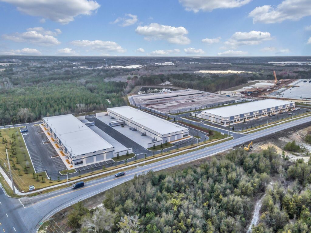 DJI_0382 (5) Merrit Properties Speculative warehouse construction project in Jacksonville, FL | ARCO Design Build