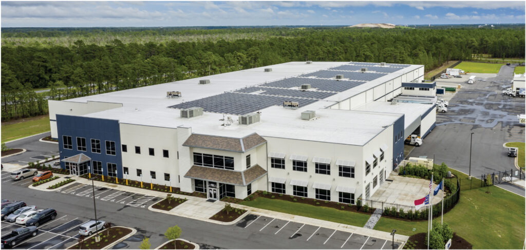 coastal-beverage-(wilmington-nc) Coastal Beverage Wilmington NC Facility - Wide view of Coastal Beverage warehouse in Wilmington, NC.