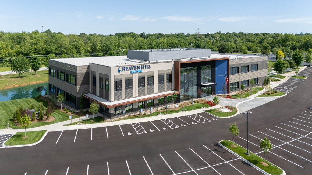 Heaven Hill Brands office building at ShelbyHurst Office Campus